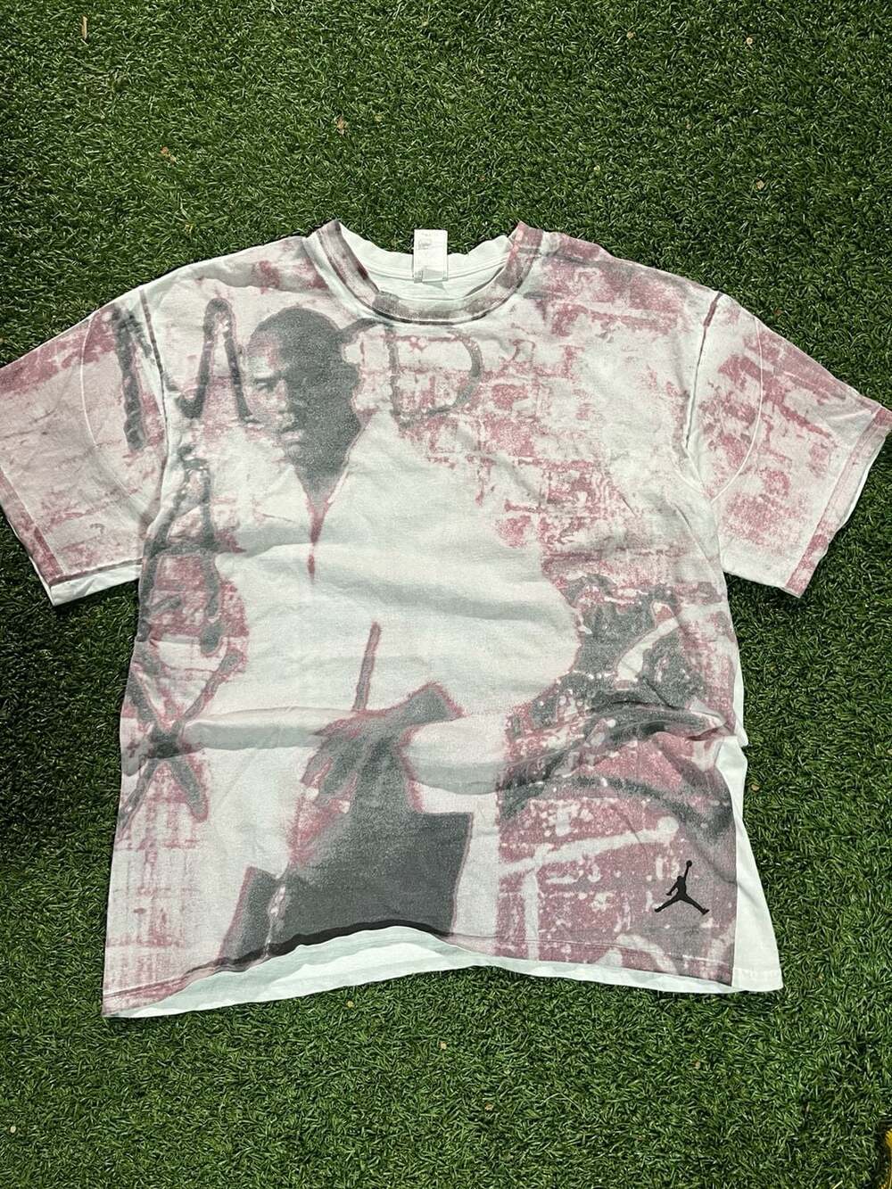 Vintage Air Jordan Playground All Over Print Graphic T-Shirt XXL